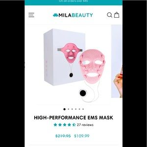 New EMS mask, used once and found out cannot use it if you have dental implants.